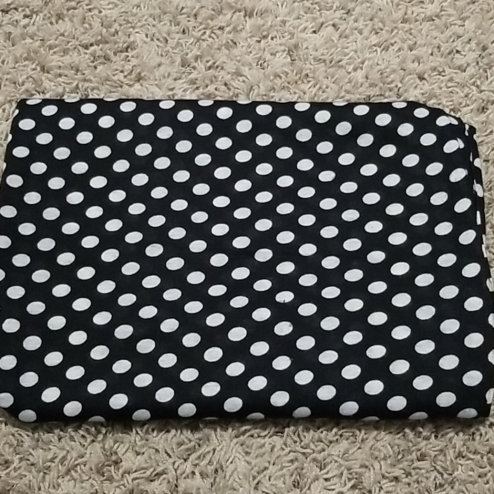 Polka dot infinity scarf